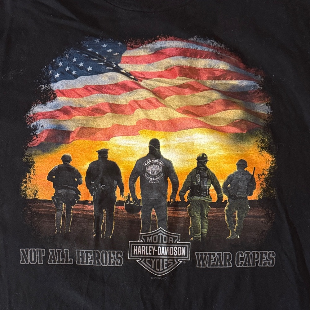 Harley-Davidson Black Men’s Las Vegas 2014 Tee XL